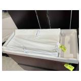 WOODEN TABLE TOP BABY CHANGING STATION, 42 IN X 18