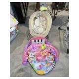 GROUP OF FISHER PRICE BABY RELATED ITEMS, PIANO FL