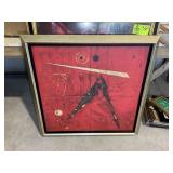 FRAMED AND MATTED PRINT,1990 SEAGRAM CLASSICS WINE