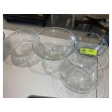 GROUP OF ASSORTED GLASS BOWLS, FEDERAL, FIREKING