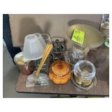 GROUP OF CANDLE HOLDERS