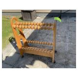 ROLLING FISHING ROD RACK
