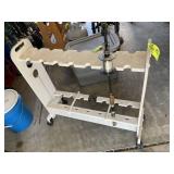 ROLLING FISHING ROD RACK