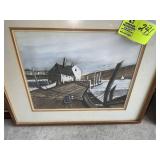 GROUP INCLUDING PRINT ON BOARD, BEACH/LIGHTHOUSE S