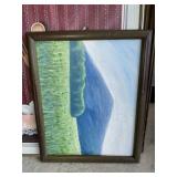 GROUP OF WALL ART INCLUDING FRAMED DRY COAT OF ARM