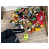 BAG OF CHILDRENS FIGURINE TOYS