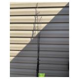 GROUP OF 4 MISC FISHING POLES AND REELS