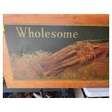 WOODEN COCA-COLA SIGN 25 IN X 63 IN