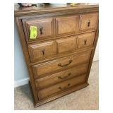 BASSETT 5 DRAWER CHEST 36 X19X48 NO CONTENT