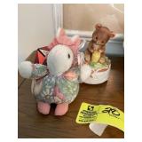 TEDDY BEAR MUSIC BOX FRAMED OCRACOKE PUZZLE 20 X36