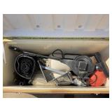 COOLER WITH MISC BOATING SUPPLIES