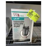 WATER ACE BY MYERS 1/6 HP SUBMERSIBLE UTILITY PUMP