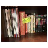 RIGHT-SIDE OF CABINETS MISC BOOK TITLES AND AUTHOR