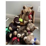 LARGE GROUP OF HOLIDAY CARE BEARS WITH YEARS