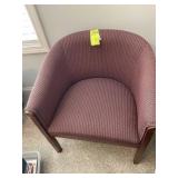 OCCASIONAL UPHOLSTERY CHAIR 28 INCHES TALL