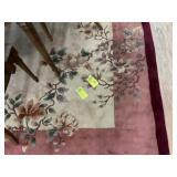 FLORAL PATTERN RUG 96 X 132