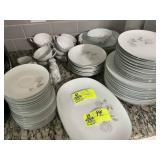 APPROX 67 PIECES NORITAKE ROSAY CHINA