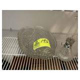OIL LAMP GLASS SERVING PLATE