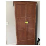CUSTOM BUILT ARMOIRE BY TOM NELMS 2 DOOR 8 DRAWERS