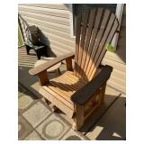 WOODEN GLIDER 30 X25X46
