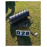 Rolling Drum Spike aerator 36' width