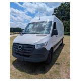 2024 Mercedes Sprinter van, white, diesel, storage