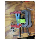 GROUP OF C CLAMPS