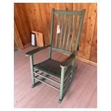 WOODEN ROCKING CHAIR