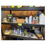 CONTENTS OF TWO SHELVES, HARDWARE, FASTENERS, ZIP
