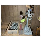 GROUP INCLUDING VINTAGE DRILL PRESS CRAFTSMAN MODE
