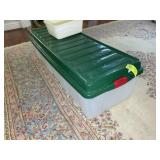 LARGE PLASTIC TOTE 50 IN LONG