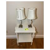 VINTAGE ROLLING TABLE 19 IN X 12 IN X 24 IN, AND T