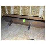 WALL SHELF GUN RACKS, 60 IN LONG
