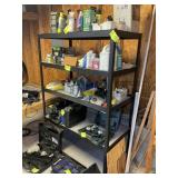 5 TIER METAL STORAGE SHELF, 49 IN X 25 IN X 72 IN,