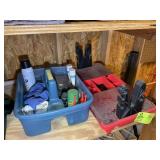 GUN CLEANING STAND AND CLEANING SUPPLIES