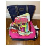 GROUP OF MISC TOTES, TOILETRY, JEWELRY BAGS