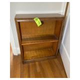THREE TIER WOODEN BOOKCASE 23.5 IN X 9 IN X 28.5 I