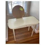 VINTAGE SINGLE DRAWER WOODEN VANITY TABLE 36 IN X