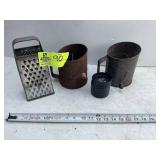 GROUP OF SIFTERS AND BROMCO GRATER