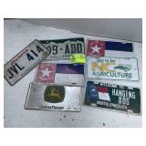 GROUP OF MISC LICENSE PLATES