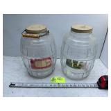 PAIR OF 2.5 GALLON PICKLE JARS