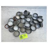 GROUP OF VINTAGE ZINC CANNING JAR LIDS