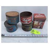 GROUP OF VINTAGE COFFEE TINS