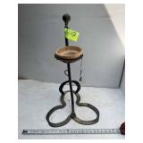 HORSE THEMED ASH TRAY STAND