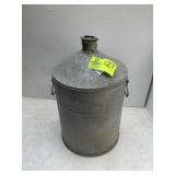 GALVANIZED METAL GAS OR KEROSENE CONTAINER, DUAL H