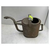 VINTAGE GOOSENECK GALVANIZED WATERING CAN