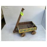 HANDMADE WOODEN PEPSI CRATE WAGON