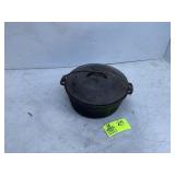 5 QUART CAST IRON DUTCH OVEN WITH LID