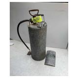 PYRENE 5 GALLON STEEL PUMP TANK FIRE EXTINGUISHER,