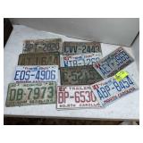 GROUP OF MISC LICENSE PLATES